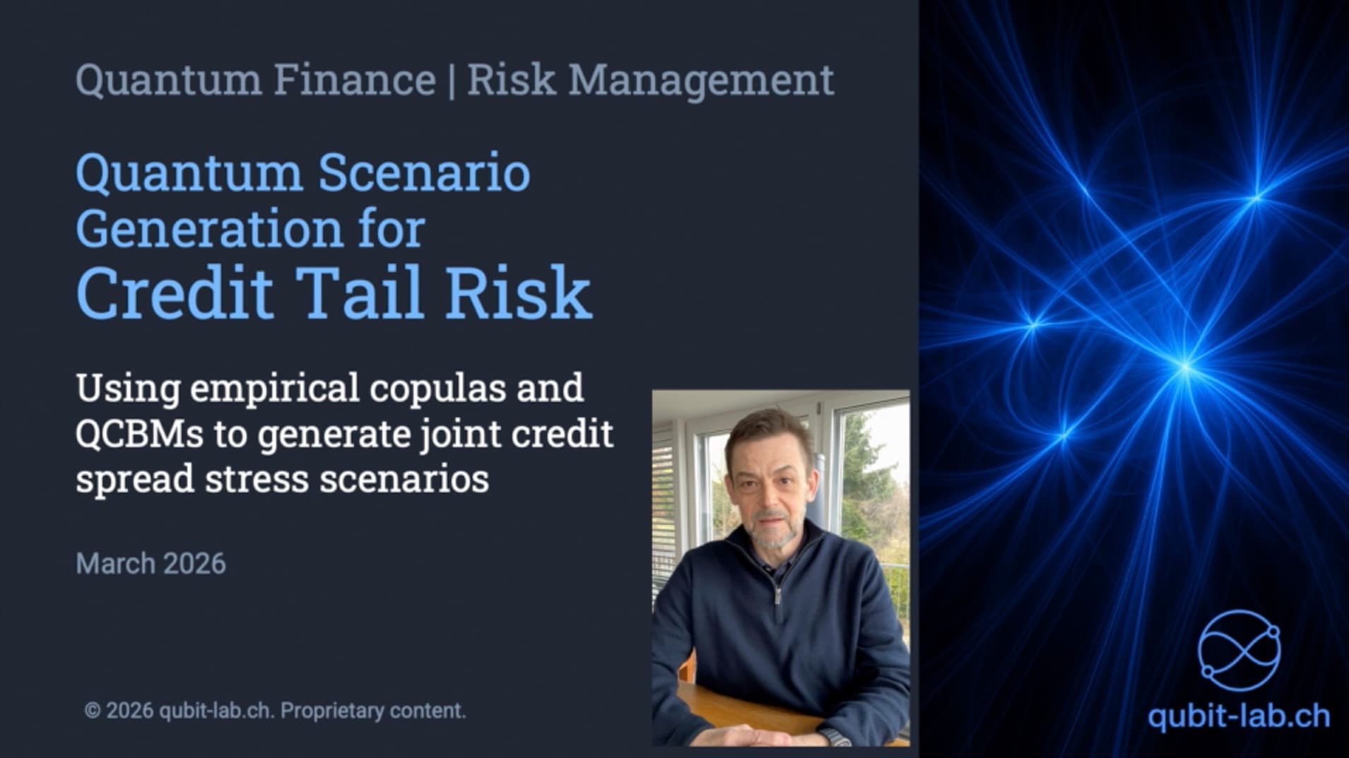 QCBM for Quantum Finance: Credit Spread Copulas and Tail Risk