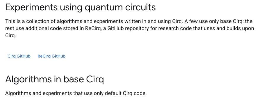 Cirq Tutorial